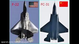 US Air Force  F 22 Stealth Fighter Vs China FC 31 Stealth Fighter Recommend for you