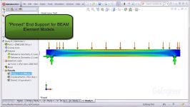 SOLIDWORKS Quick Tip  Pinned End Support BEAM Elements