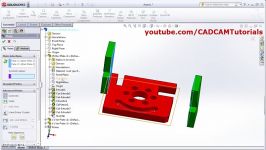 SolidWorks Advanced Mates Tutorial  Symmetric Linear Coupler Width Angle Distance Path Mate