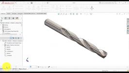 SOLIDWORKS TUTORIAL  Design a drill bit in solidworks.