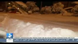 2متر برف یخبندان در غرب مازندران مستند خبری