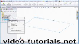 Learn SolidWorks  SolidWorks Video Tutorial  Basic Exercise