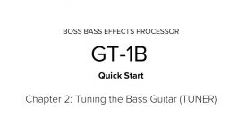 BOSS GT 1B Bass Effects Processor