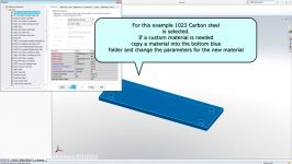 SolidWorks tutorial How To Setup Run A Static Simulation Study