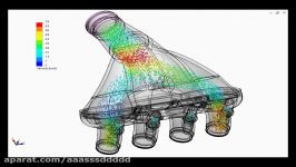 SolidWorks Flow Simulation  Transient Manifold Airflow