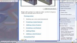 SolidWorks Tutorial Learn SolidWorks Lesson 1 Parts