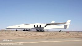 تست تاکسی Stratolaunch بزرگترین هواپیمای جهان