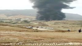 آتش سوزی ایستگاه پمپاژ نفت «دره نی» ابوالفارس رامهرمز
