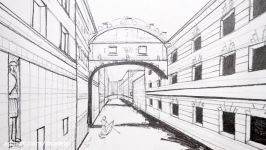 How to Draw using 1 Point Perspective Draw a View of Venice