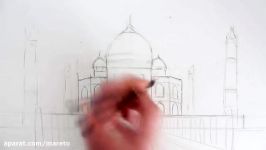 How to Draw the Taj Mahal Narrated Step by Step