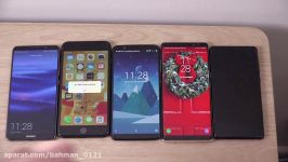 Huawei Mate 10 Pro vs OnePlus 5T vs iPhone 8 Plus vs Mi Mix 2 vs Note 8  Speed Test