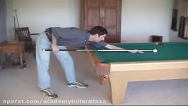 Pool and billiards pendulum stroke technique and advice