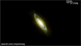 شبیه سازی تشکیل کهکشان آندرومدا برخورد دو کهکشان