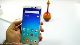 جعبه گشایی موبایل Xiaomi Redmi Note 5 Pro رنگ طلایی