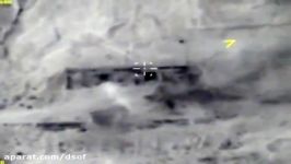 درهم کوبیدن مقر فرماندهان داعش هلیکوپتر روسی