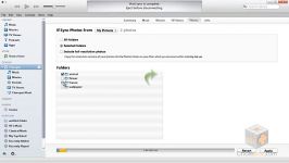 همسان سازی عکسها در آیتونز