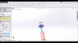 solidworks tutorial  Shock absorber simulation analysis