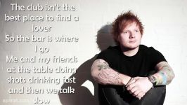 آهنگ Shape of you Ed Sheeran