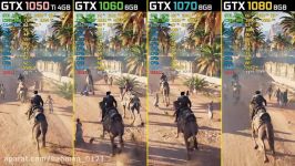 Assassins Creed Origins GTX 1050 Ti vs. GTX 1060 vs. GTX 1070 vs. GTX 1080