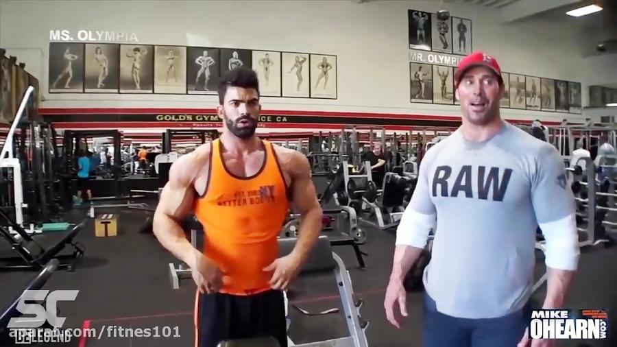 Sergi Constance Mike OHearn تمرین عضلات سینه با