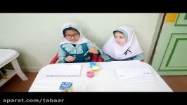 نقاشی نوآموزان خانم خوشنودی رنگ انگشتی