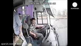 Shocking footage Deadly Chinese bus crash caught on camera