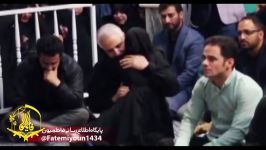 فرزند شهید مدافع حرم در آغوش سردار سلیمانی