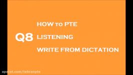 PTE ACADEMIC WRITE FROM DICTATION with PRACTICE