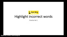 PTE Highlight Incorrect Words Practice Questions with Answers and Explanations 