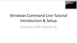 Windows Command Line Tutorial #1  Introduction