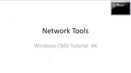 Windows Command Line Tutorial #4  Network Tools