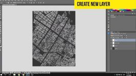 Urban Site Plan Tutorial  Dark Background  Photoshop Drawing