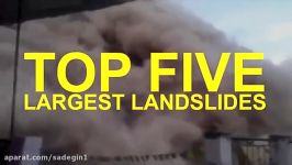 top 5 largest landslides caught on video