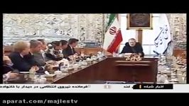 دیدار نمایندگان پارلمان اروپا دکتر لاریجانی