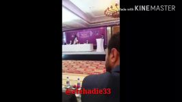 سخنرانی دبیر اتحادیه انجمن های اسلامی شبه قاره هند در حضور رییس جمهور دکتر روحا