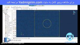 شبیه سازی تحلیل تنش در کامپوزیت سه بعدی در آباکوس