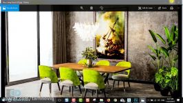 طراحی پیشرفته اتاق نشیمن در مکس تنظیمات vray