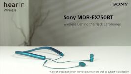 هدفون بلوتوث سونی MDR EX750BT