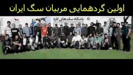 مصاحبه مربیان در اردوی هیئت مربیان سگهای کار ایران SDV