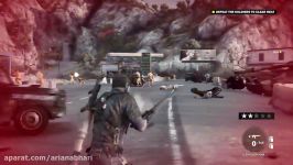 گیم پلی بازی just cause 3 ps4 پلی استیشن 4