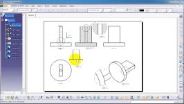 100 CATIA drawing Tutorial Different Properties Windows in Drawings