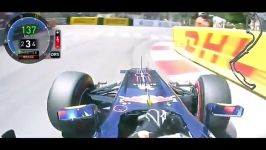 یک دور فوق العاده در پیست فرمول یک monaco s.vettel