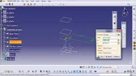 Catia Modeling by skeleton and publication