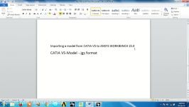 ANSYS How to Import a model from CATIA V5 to ANSYS Workbench 15.0With AUDIO Mecharriors