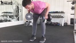 Bent Over Dumbbell Row اموزش