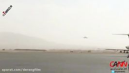 خلبان بدلیل وزش باد در فرودگاه تبریز فرود منصرف شد
