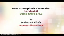 Atmospheric correction of Landsat 8 Using ENVI 5 0 3