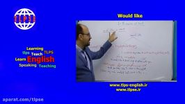 آموزش درس would like متد tlps