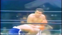 Muhammad Ali gets brain damage from Earnie Shavers knocked out cold nearly