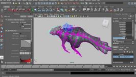 ریجینگ جانور دریائیدر مایا Rigging see creature in maya